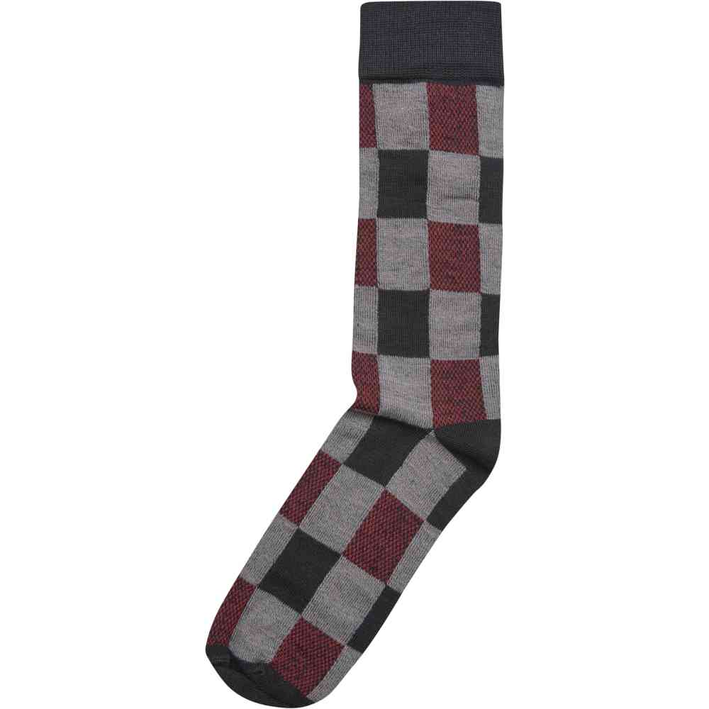 Urban Classics - Christmas Snowflakes 3Pack Socks - Burgundy